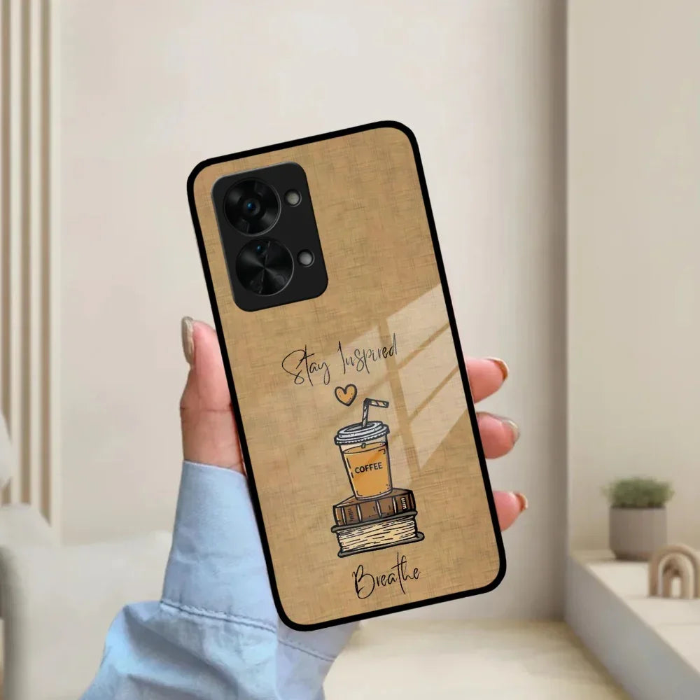 Inspired Sips Glass Case Cover For OnePlus - ShopOnCliQ