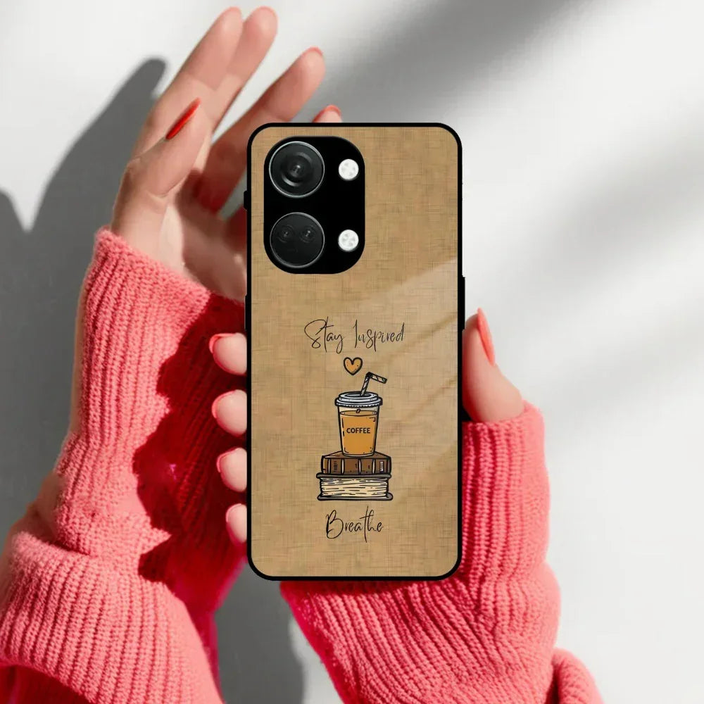 Inspired Sips Glass Case Cover For OnePlus - ShopOnCliQ
