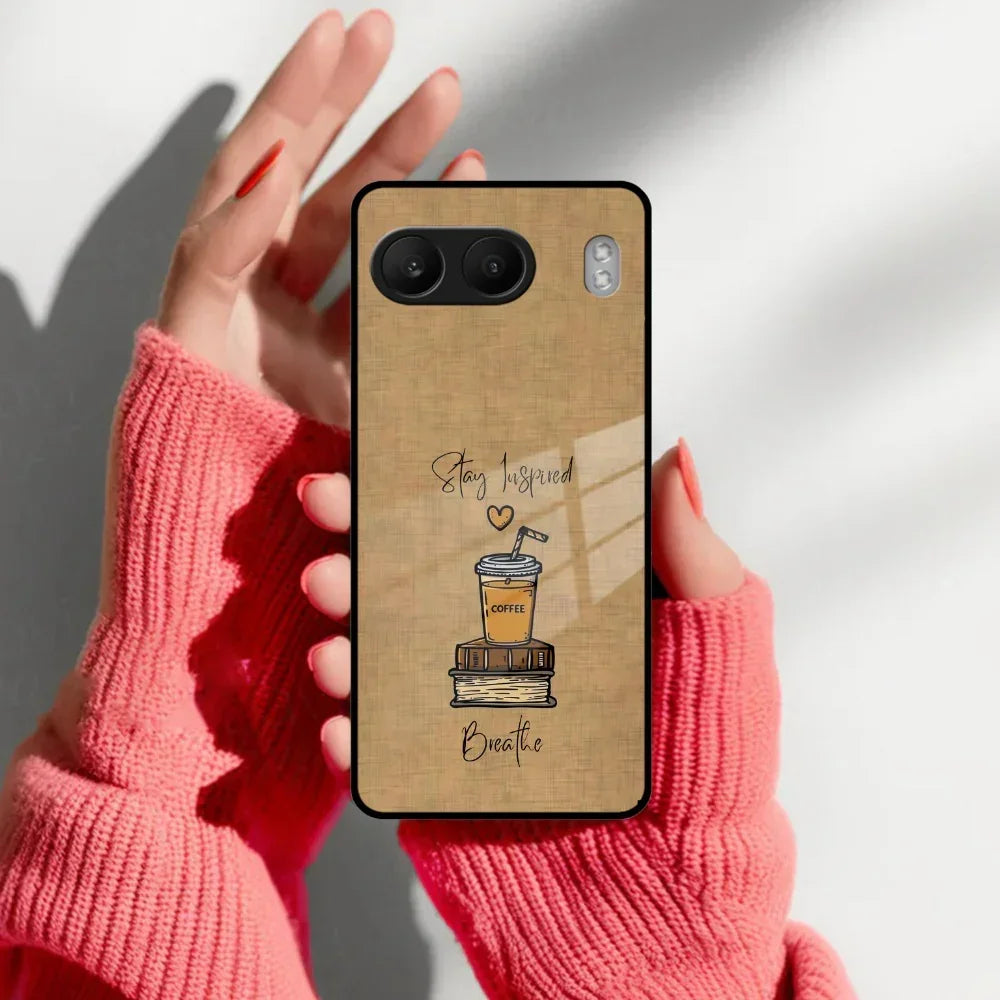 Inspired Sips Glass Case Cover For OnePlus - ShopOnCliQ