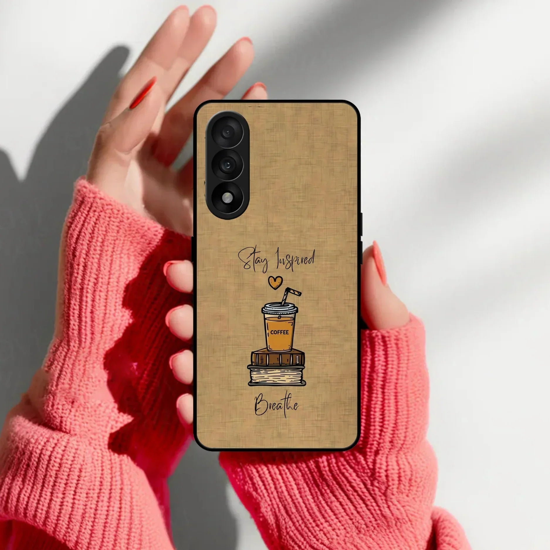 Inspired Sips Glass Case Cover For OnePlus - ShopOnCliQ