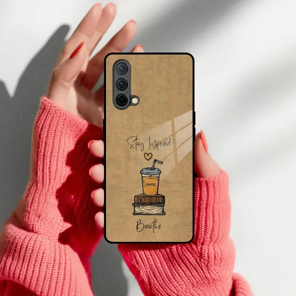 Inspired Sips Glass Case Cover For OnePlus - ShopOnCliQ