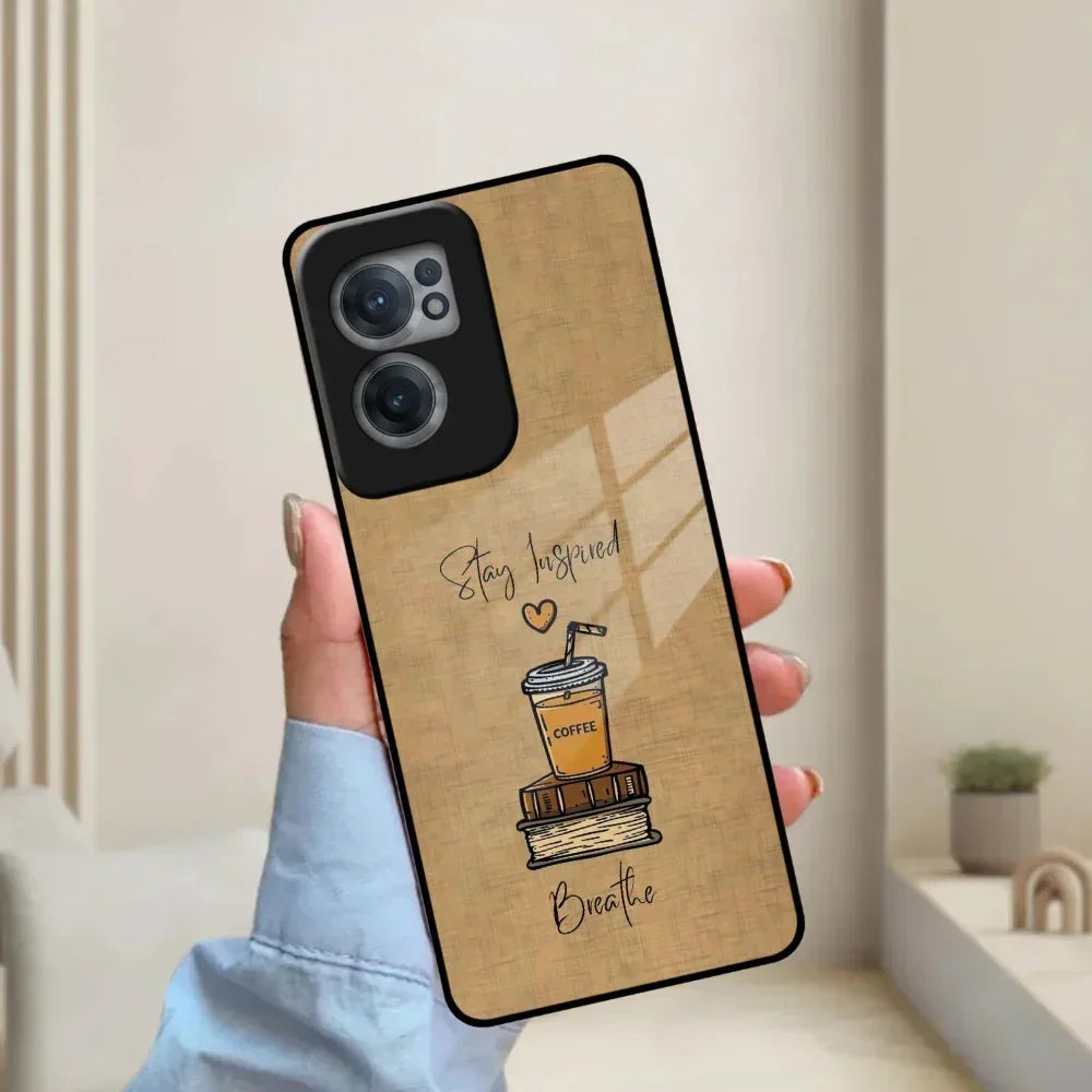 Inspired Sips Glass Case Cover For OnePlus - ShopOnCliQ