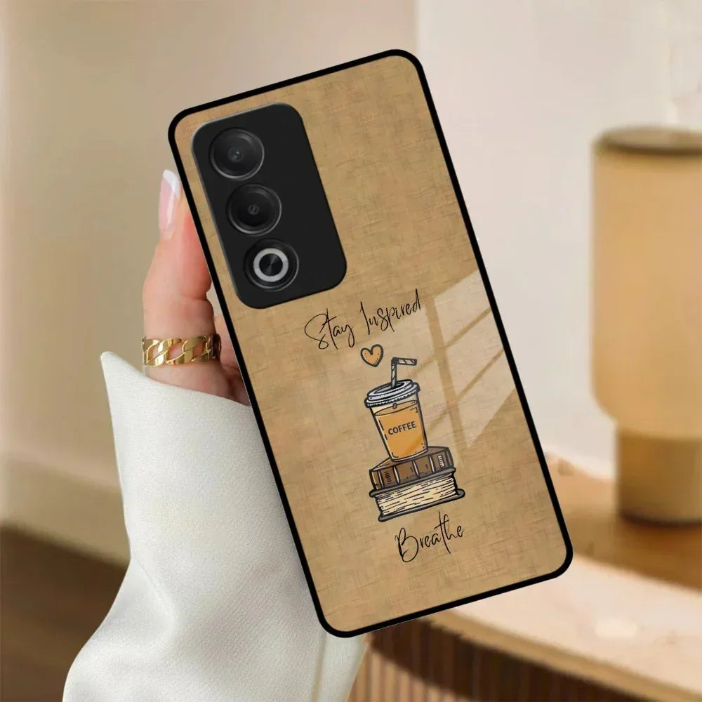 Inspired Sips Glass Case Cover For Oppo - ShopOnCliQ