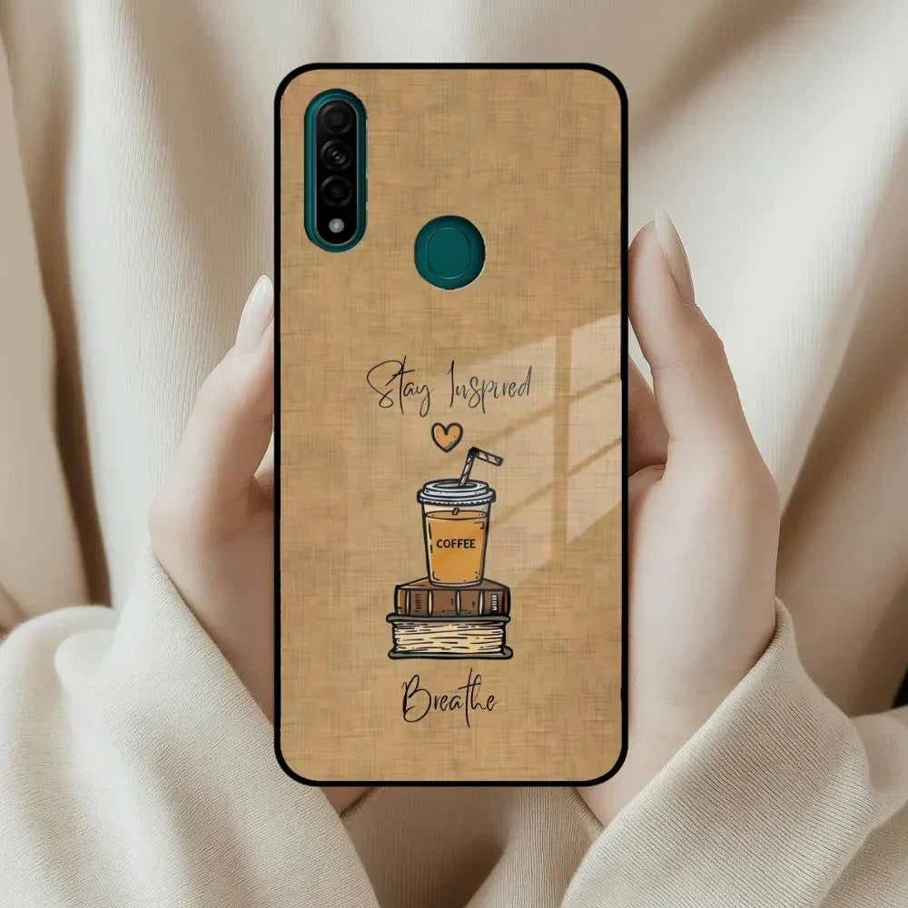Inspired Sips Glass Case Cover For Oppo - ShopOnCliQ