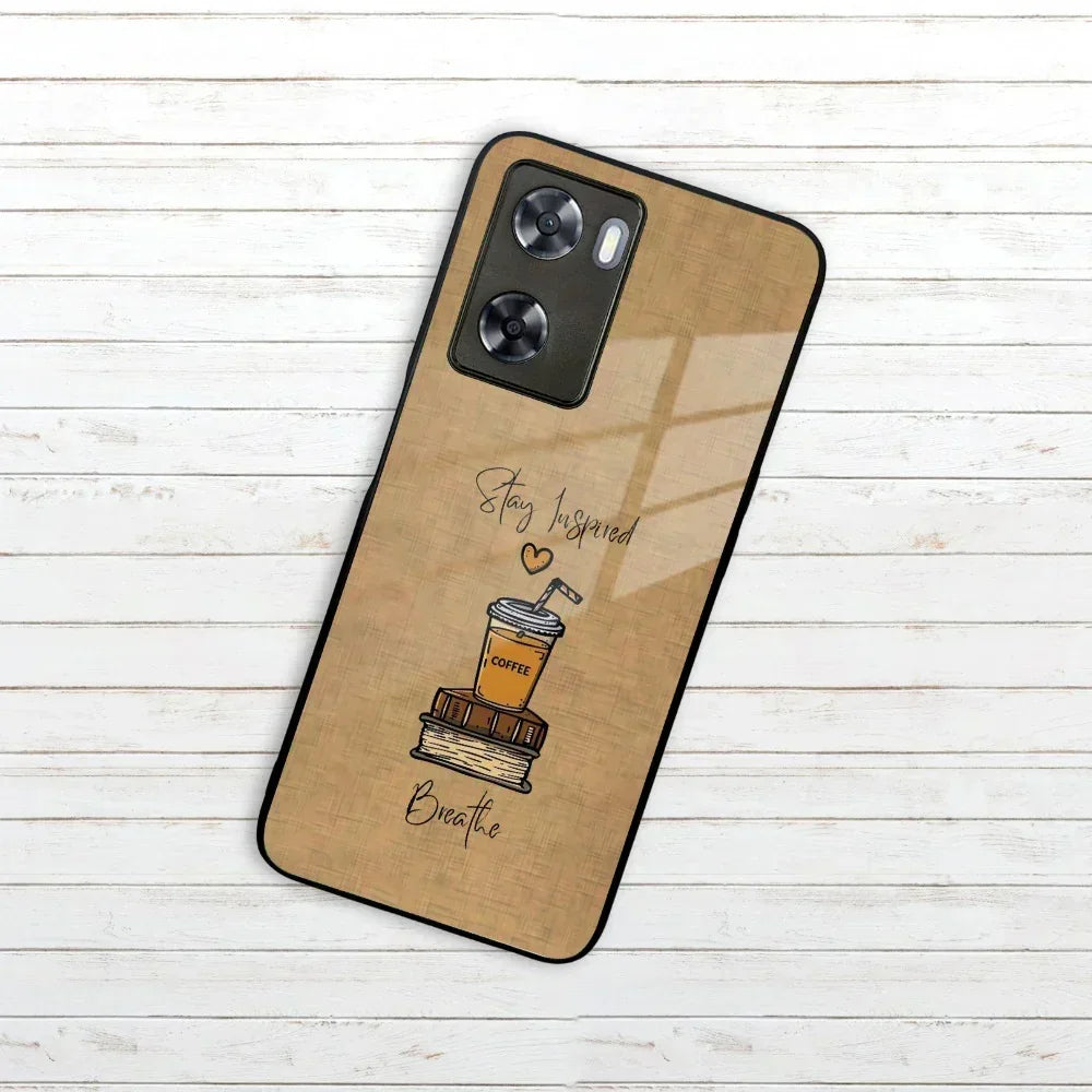Inspired Sips Glass Case Cover For Oppo - ShopOnCliQ