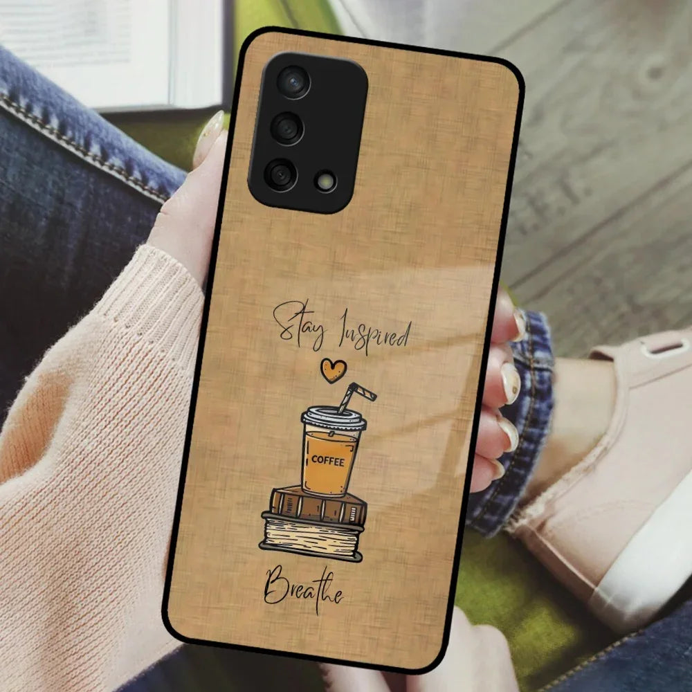 Inspired Sips Glass Case Cover For Oppo - ShopOnCliQ