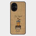 Inspired Sips Glass Case Cover For Oppo F21 Pro 5G