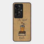 Inspired Sips Glass Case Cover For Oppo F25 Pro 5G