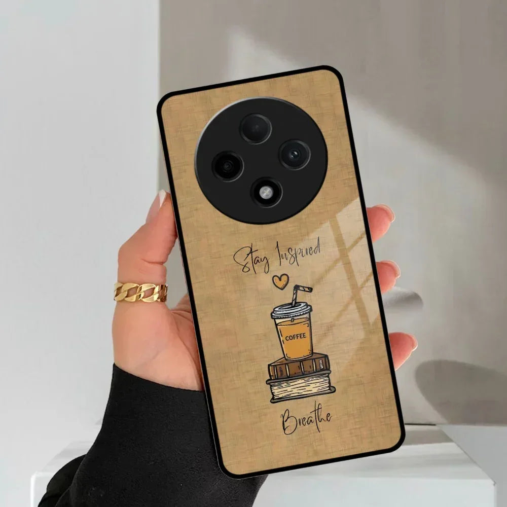 Inspired Sips Glass Case Cover For Oppo - ShopOnCliQ