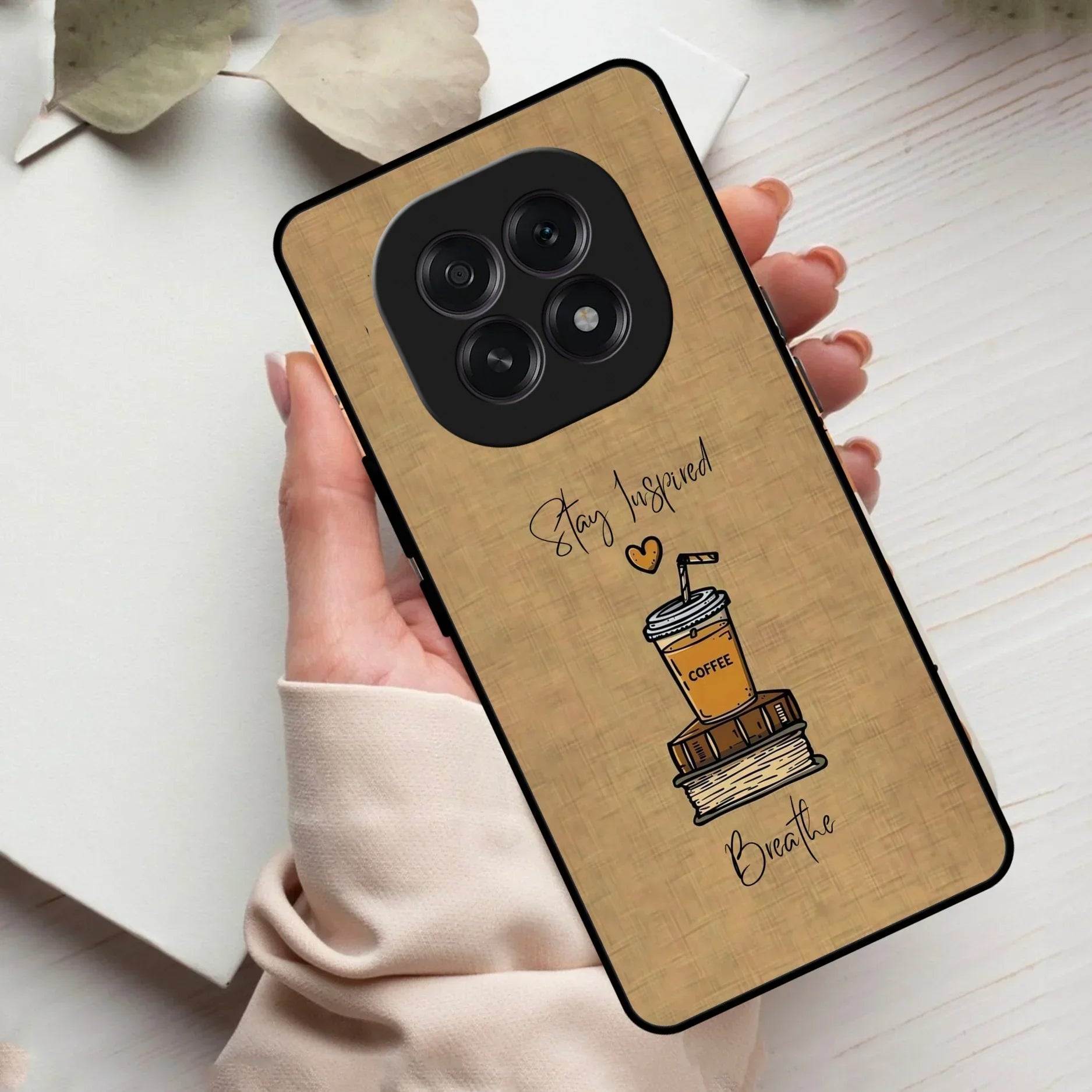 Inspired Sips Glass Case Cover For Oppo - ShopOnCliQ