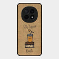 Inspired Sips Glass Case Cover For Oppo F29 Pro 5G