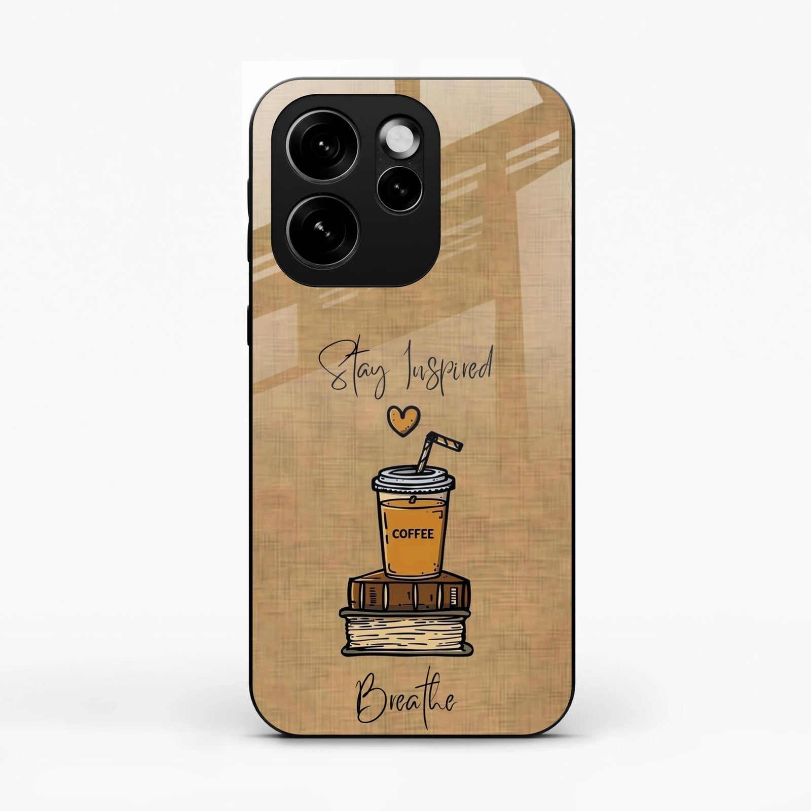 Inspired Sips Glass Case Cover For Oppo Reno 15C 5G