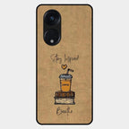 Inspired Sips Glass Case Cover For Oppo Reno 8T 5G
