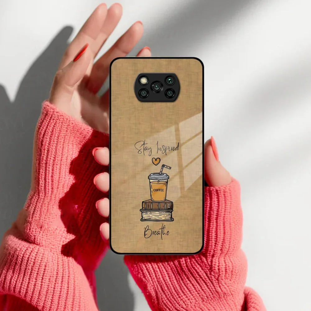 Inspired Sips Glass Case Cover For Poco - ShopOnCliQ