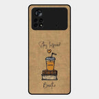 Inspired Sips Glass Case Cover For Poco X4 Pro 5G