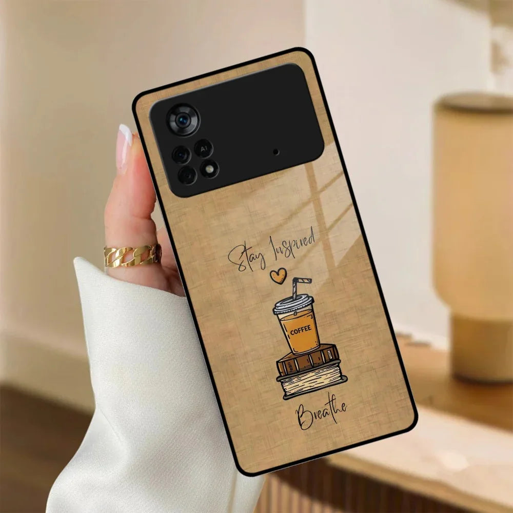 Inspired Sips Glass Case Cover For Poco - ShopOnCliQ