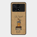 Inspired Sips Glass Case Cover For Poco X6 Pro 5G