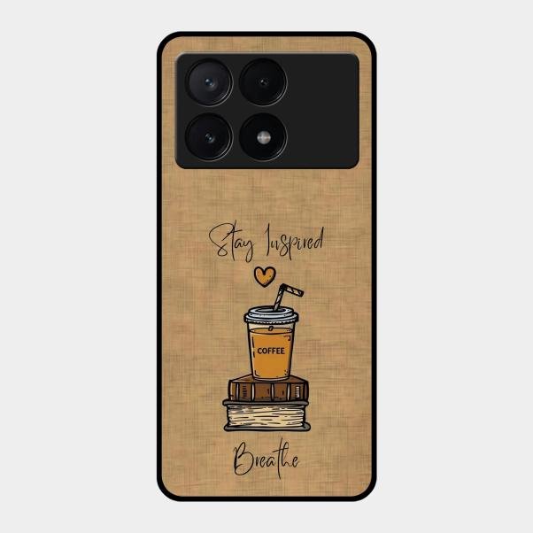 Inspired Sips Glass Case Cover For Poco X6 Pro 5G