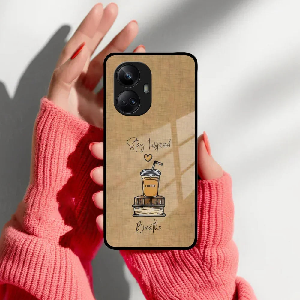 Inspired Sips Glass Case Cover For Realme/Narzo - ShopOnCliQ