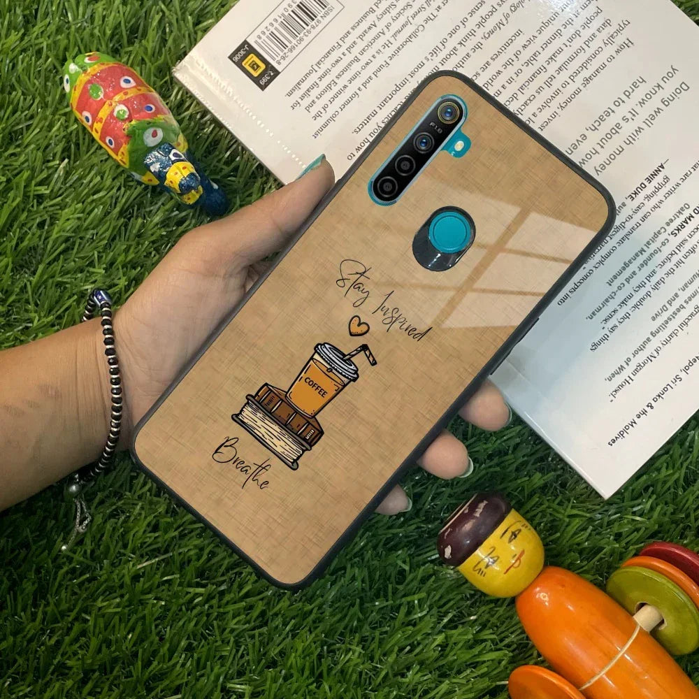 Inspired Sips Glass Case Cover For Realme/Narzo - ShopOnCliQ