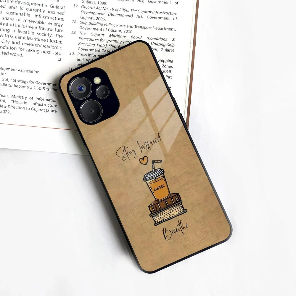 Inspired Sips Glass Case Cover For Realme/Narzo - ShopOnCliQ