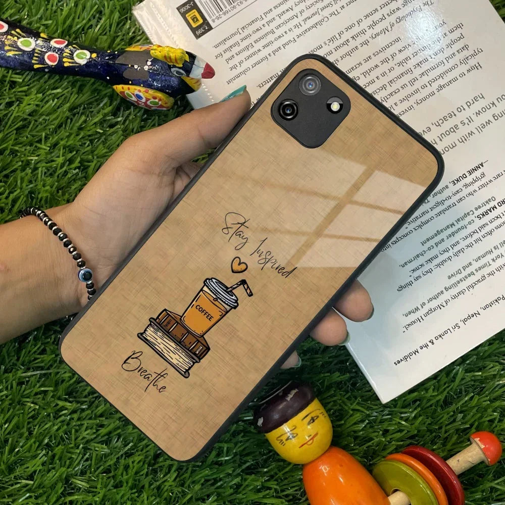Inspired Sips Glass Case Cover For Realme/Narzo - ShopOnCliQ