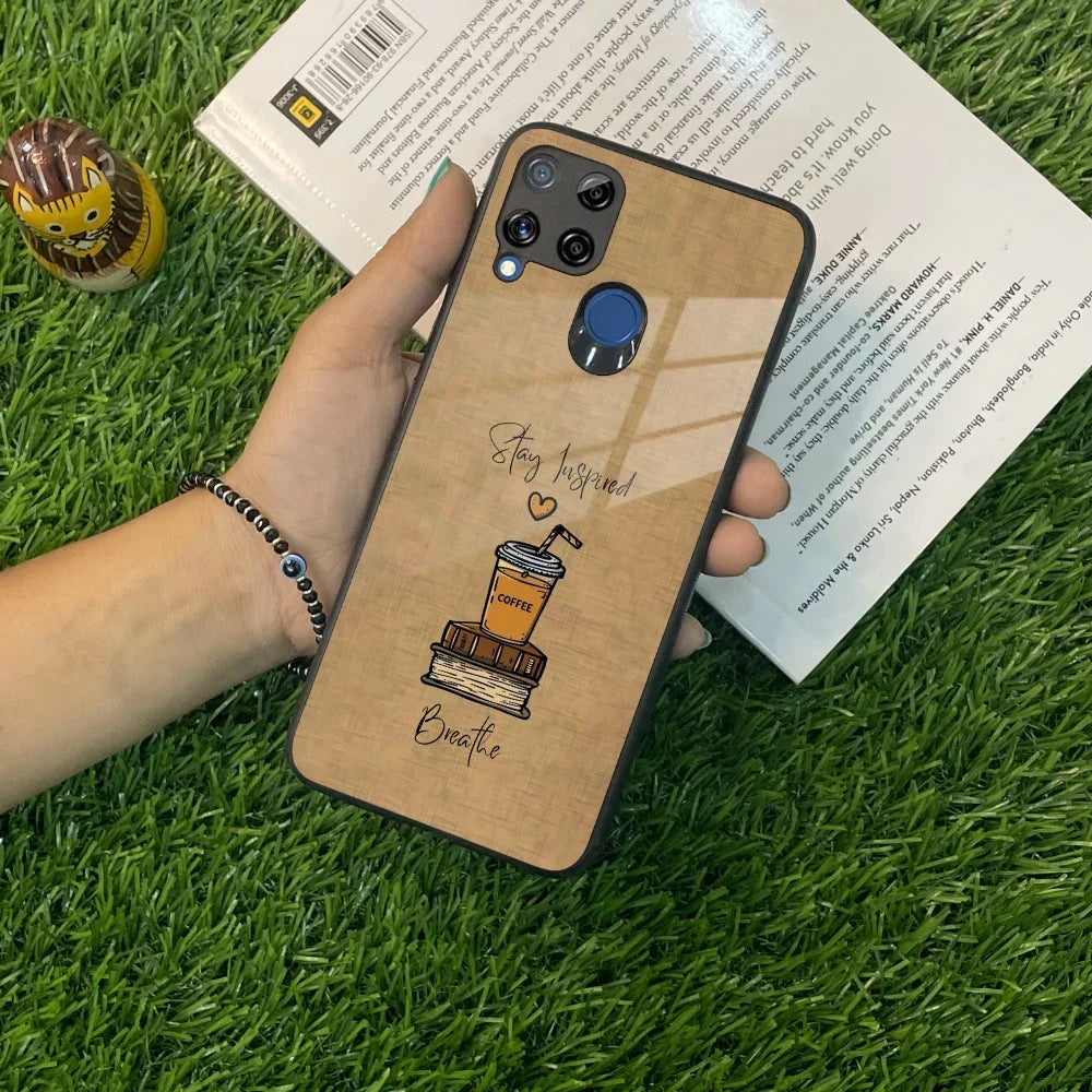 Inspired Sips Glass Case Cover For Realme/Narzo - ShopOnCliQ