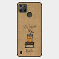 Inspired Sips Glass Case Cover For Realme C21Y