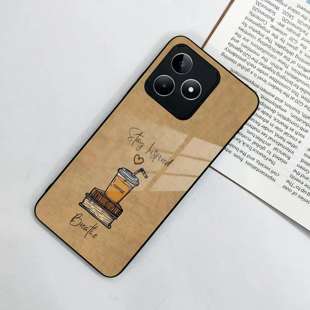 Inspired Sips Glass Case Cover For Realme/Narzo - ShopOnCliQ
