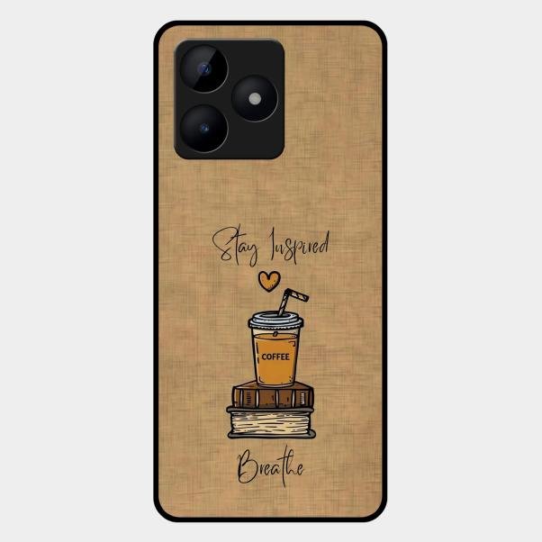 Inspired Sips Glass Case Cover For Realme C53