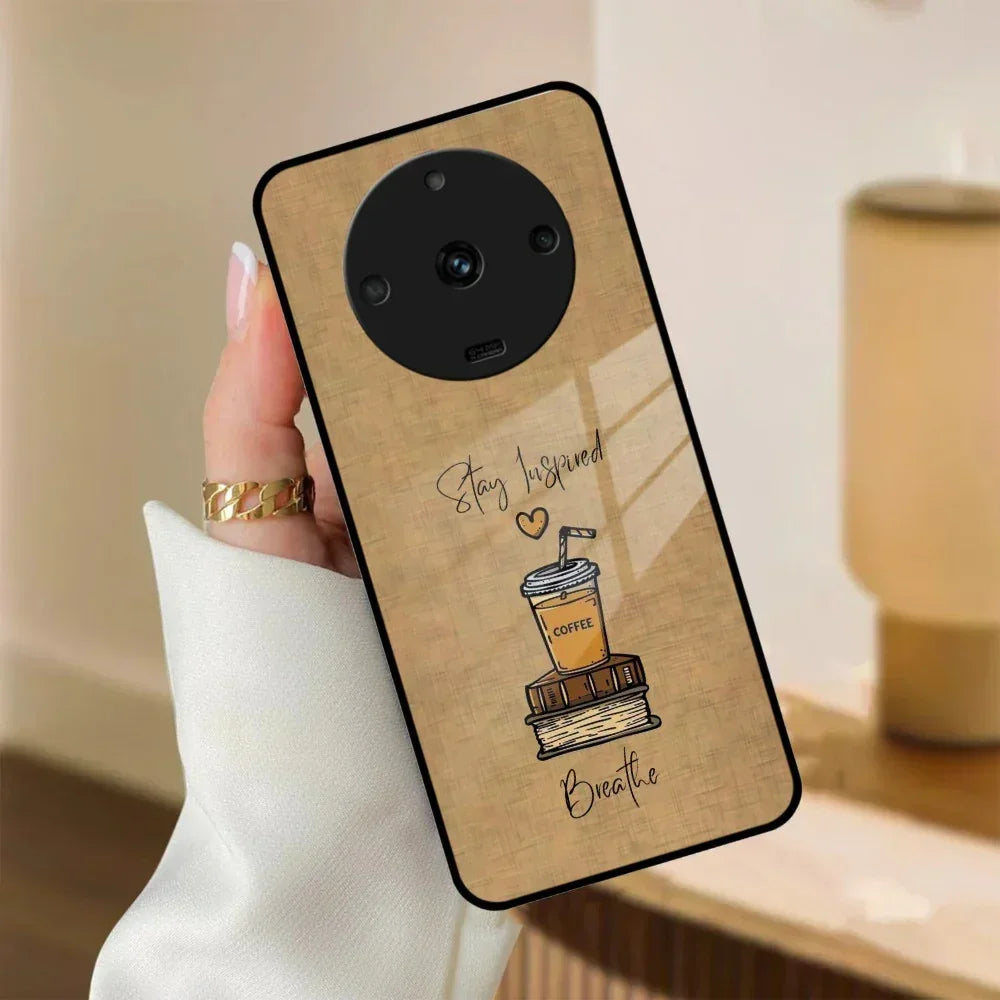 Inspired Sips Glass Case Cover For Realme/Narzo - ShopOnCliQ