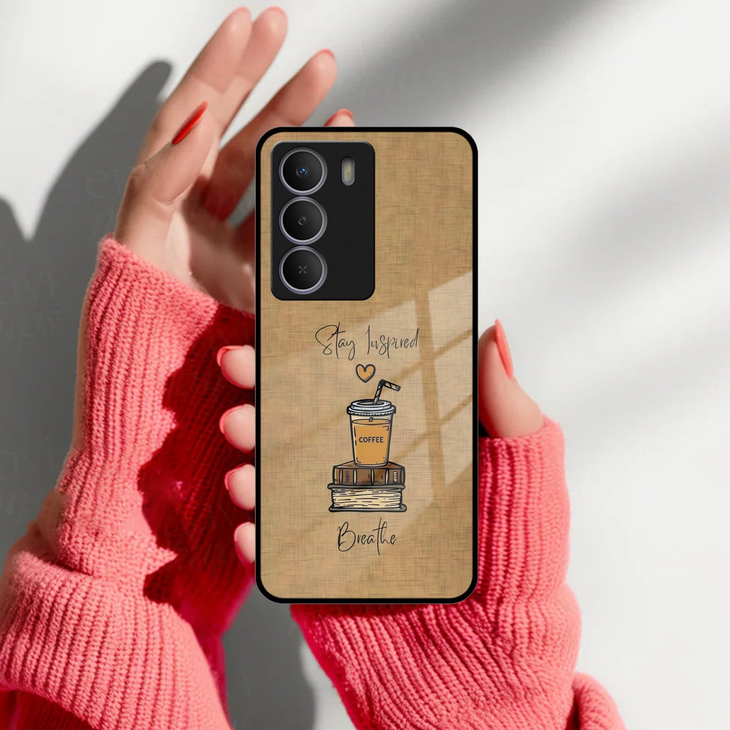 Inspired Sips Glass Case Cover For Realme/Narzo