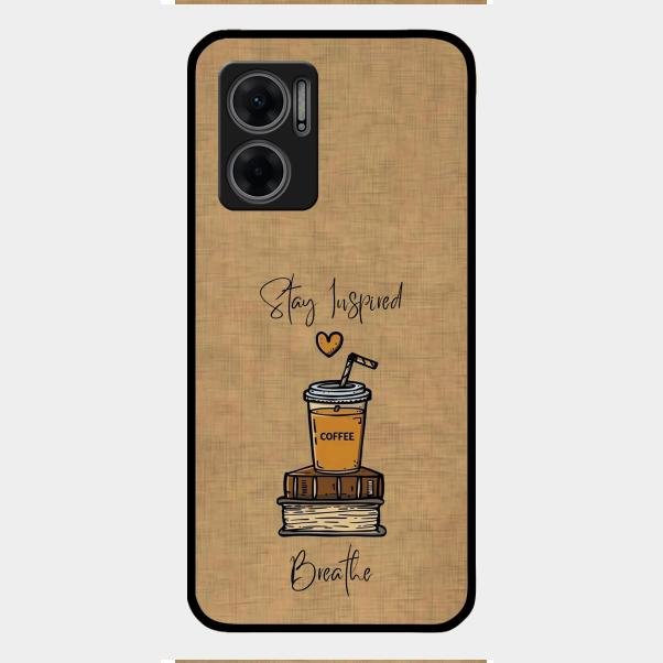 Inspired Sips Glass Case Cover For Redmi 11 Prime 5G