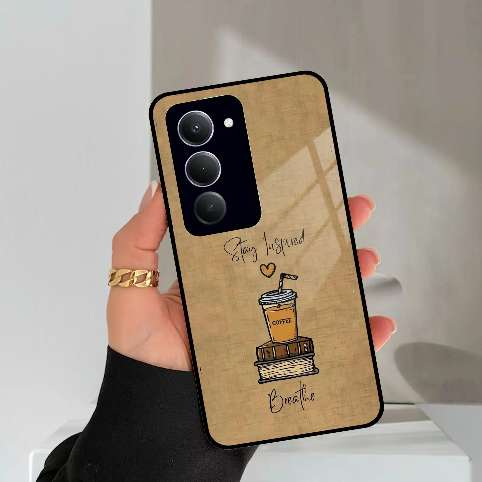Inspired Sips Glass Case Cover For Redmi/Xiaomi - ShopOnCliQ