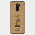 Inspired Sips Glass Case Cover For Redmi 9 Prime