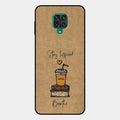 Inspired Sips Glass Case Cover For Redmi Note 10 Lite