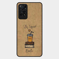 Inspired Sips Glass Case Cover For Redmi Note 11 Pro 5G