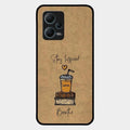 Inspired Sips Glass Case Cover For Redmi Note 12 5G