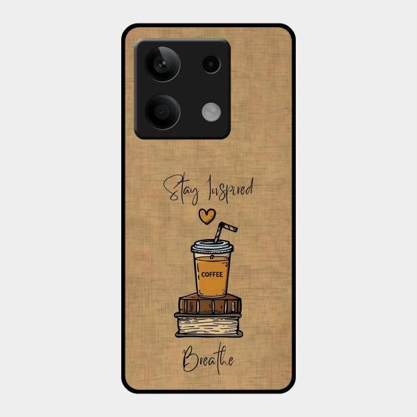 Inspired Sips Glass Case Cover For Redmi Note 13 5G