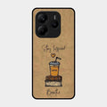Inspired Sips Glass Case Cover For Redmi Note 14 5G