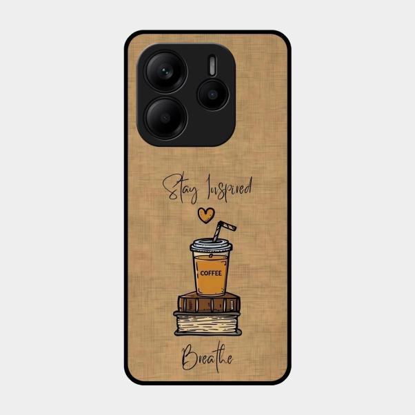 Inspired Sips Glass Case Cover For Redmi Note 14 5G