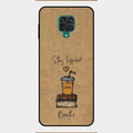 Inspired Sips Glass Case Cover For Redmi Note 9 Pro Max