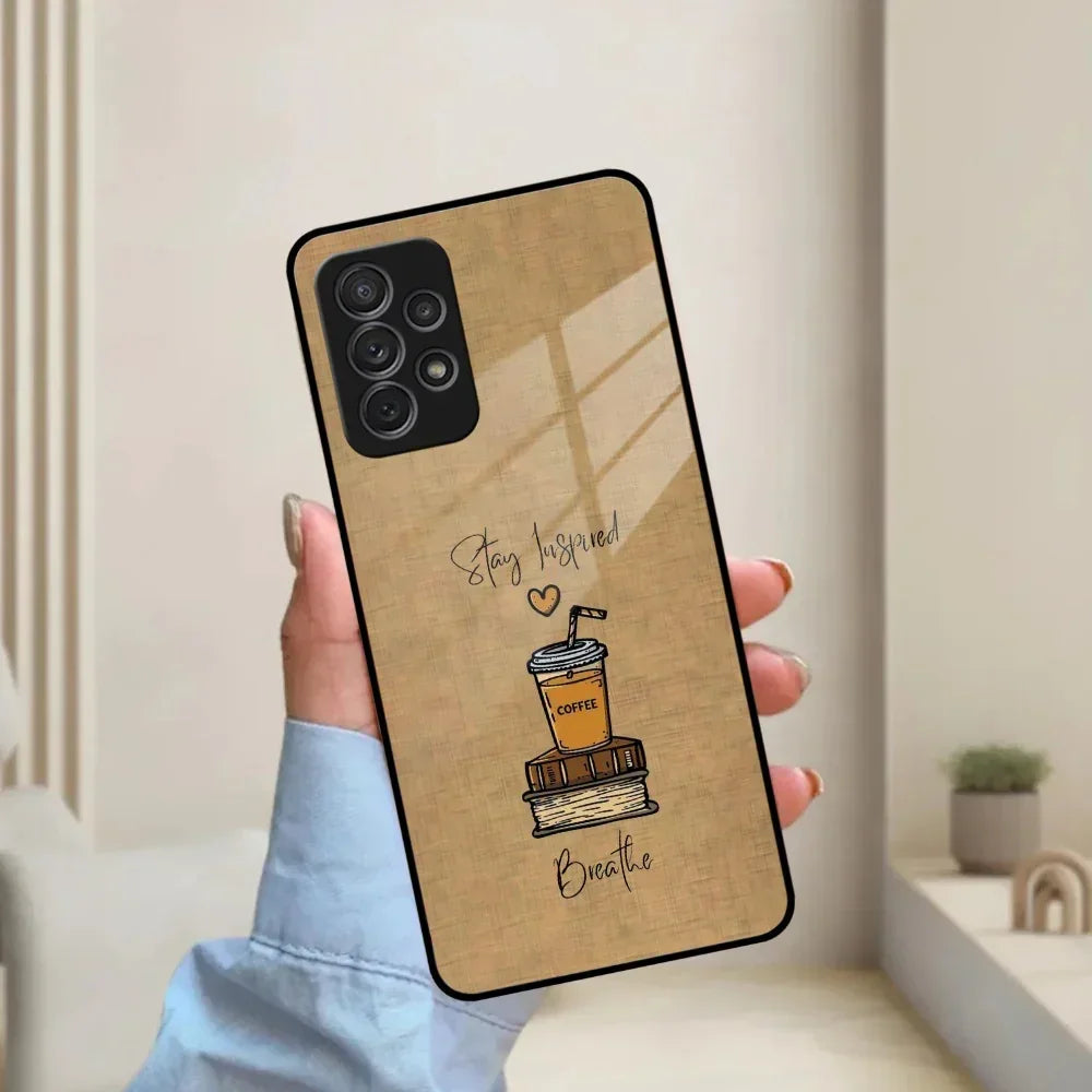 Inspired Sips Glass Case Cover For Samsung - ShopOnCliQ