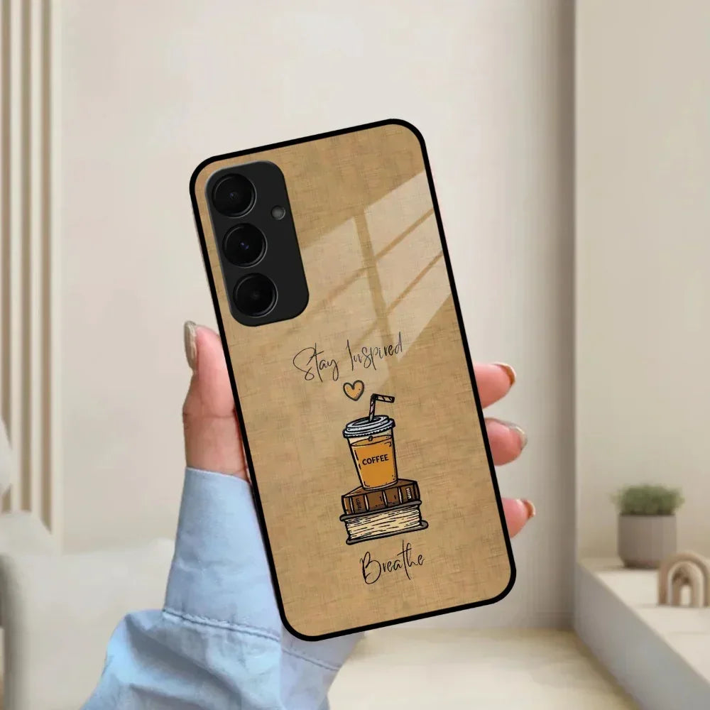 Inspired Sips Glass Case Cover For Samsung - ShopOnCliQ