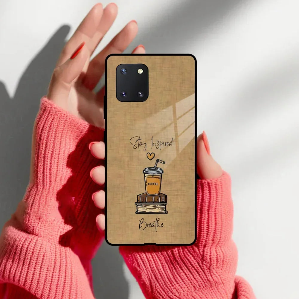 Inspired Sips Glass Case Cover For Samsung - ShopOnCliQ