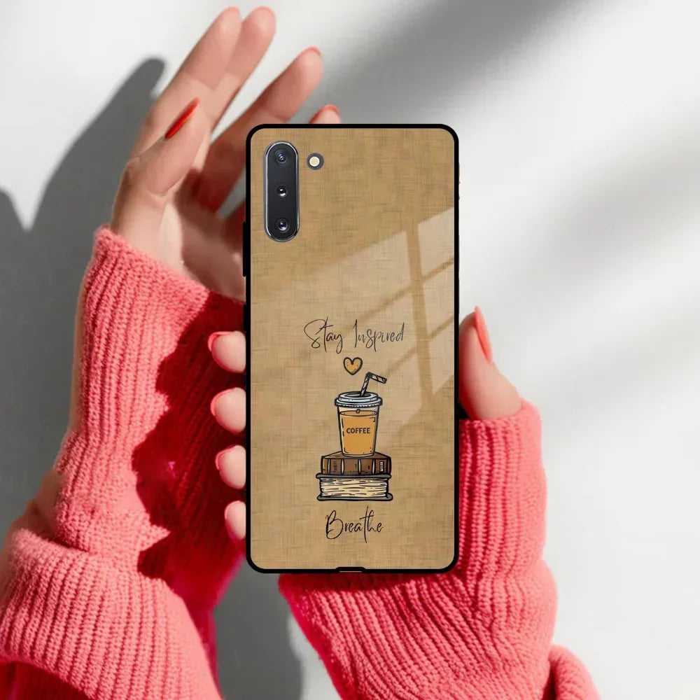 Inspired Sips Glass Case Cover For Samsung - ShopOnCliQ