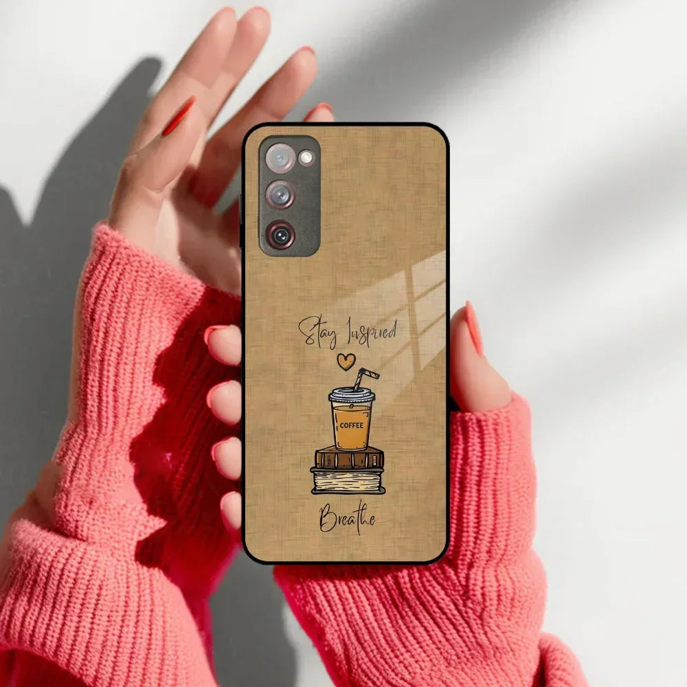 Inspired Sips Glass Case Cover For Samsung - ShopOnCliQ