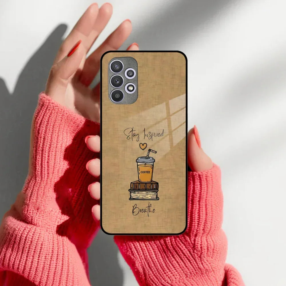 Inspired Sips Glass Case Cover For Samsung - ShopOnCliQ