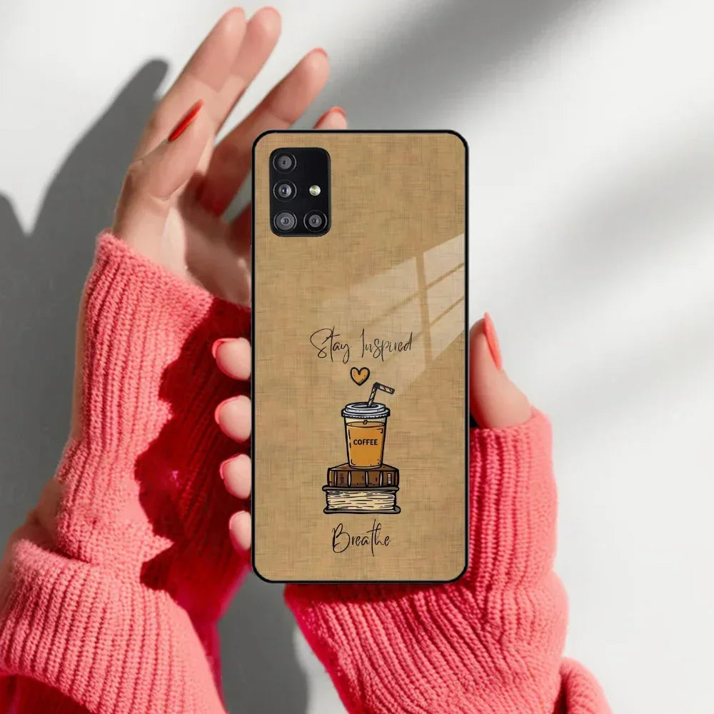 Inspired Sips Glass Case Cover For Samsung - ShopOnCliQ