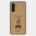 Inspired Sips Glass Case Cover For Samsung Galaxy F54 5G